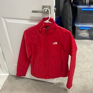Red North Face ThermoBall 2.0 ladies jacket, like new